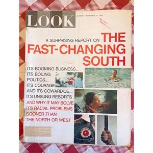 Look Magazine Nov 16 1965 Fast-Changing South Austin Briggs Vintage Good 1960s